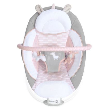 Ingenuity - Baby vibrerend ligbed met melodie FLORA THE UNICORN 3xC