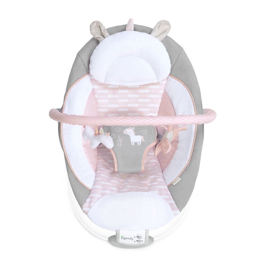 Ingenuity - Baby vibrerend ligbed met melodie FLORA THE UNICORN 3xC