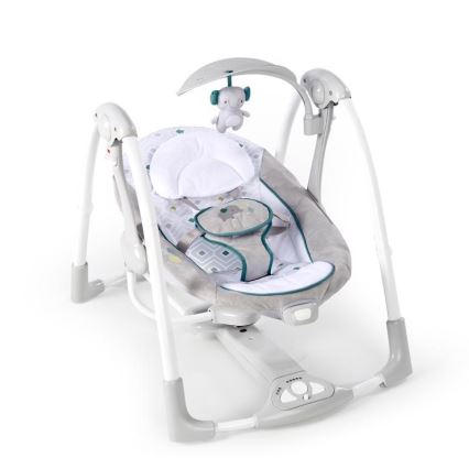 Ingenuity - Baby vibrerende schommel met melodie 2in1 NASH 4xLR20