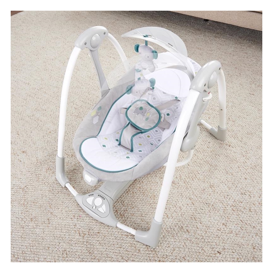 Ingenuity - Baby vibrerende schommel met melodie 2in1 NASH 4xLR20