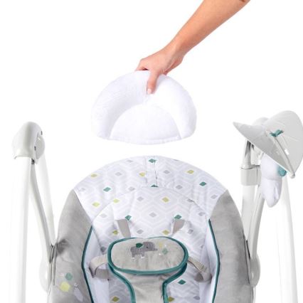 Ingenuity - Baby vibrerende schommel met melodie 2in1 NASH 4xLR20