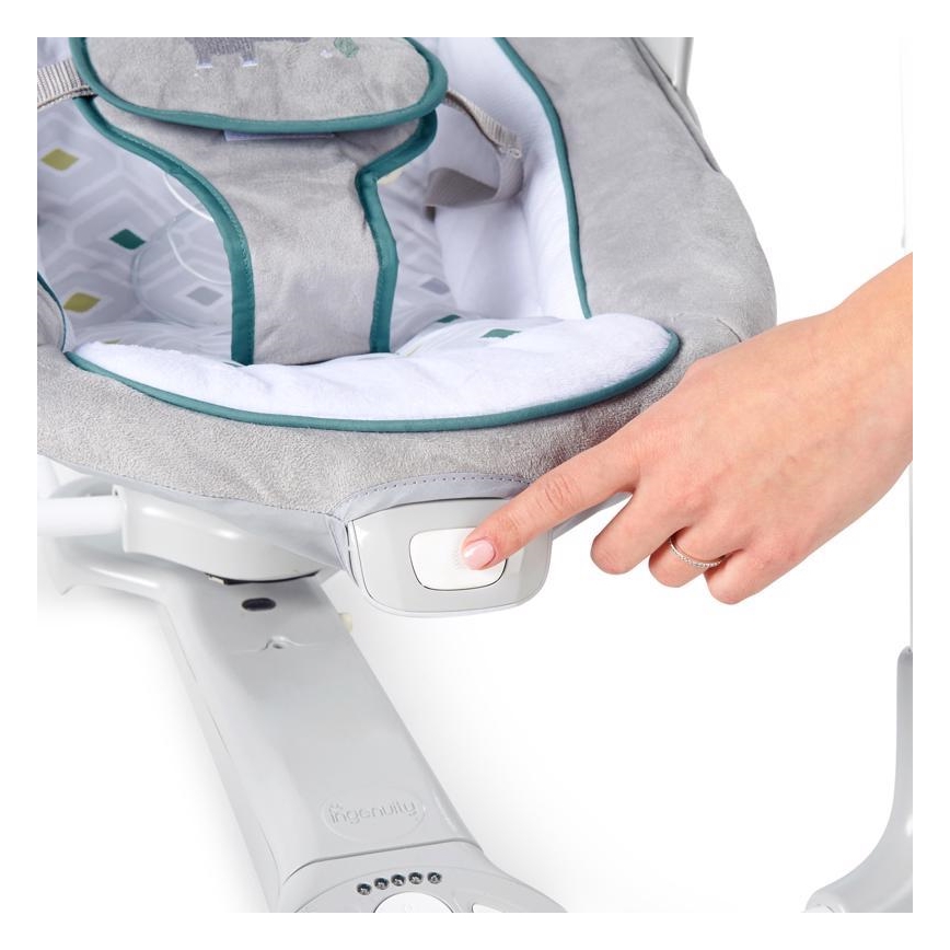 Ingenuity - Baby vibrerende schommel met melodie 2in1 NASH 4xLR20