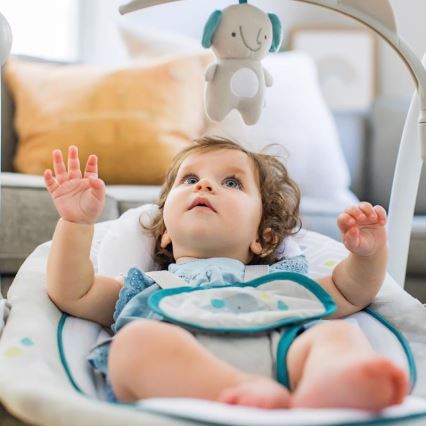 Ingenuity - Baby vibrerende schommel met melodie 2in1 NASH 4xLR20