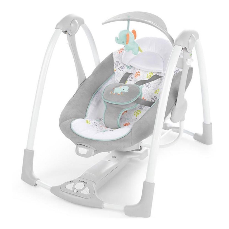 Ingenuity - Baby vibrerende schommel met melodie 2in1 WIMBERLY 4xD + 1xC