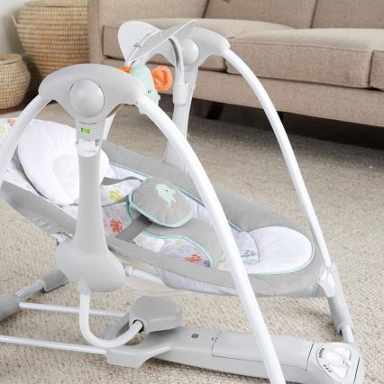 Ingenuity - Baby vibrerende schommel met melodie 2in1 WIMBERLY 4xD + 1xC