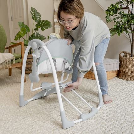 Ingenuity - Baby vibrerende schommel met melodie 2in1 WIMBERLY 4xD + 1xC