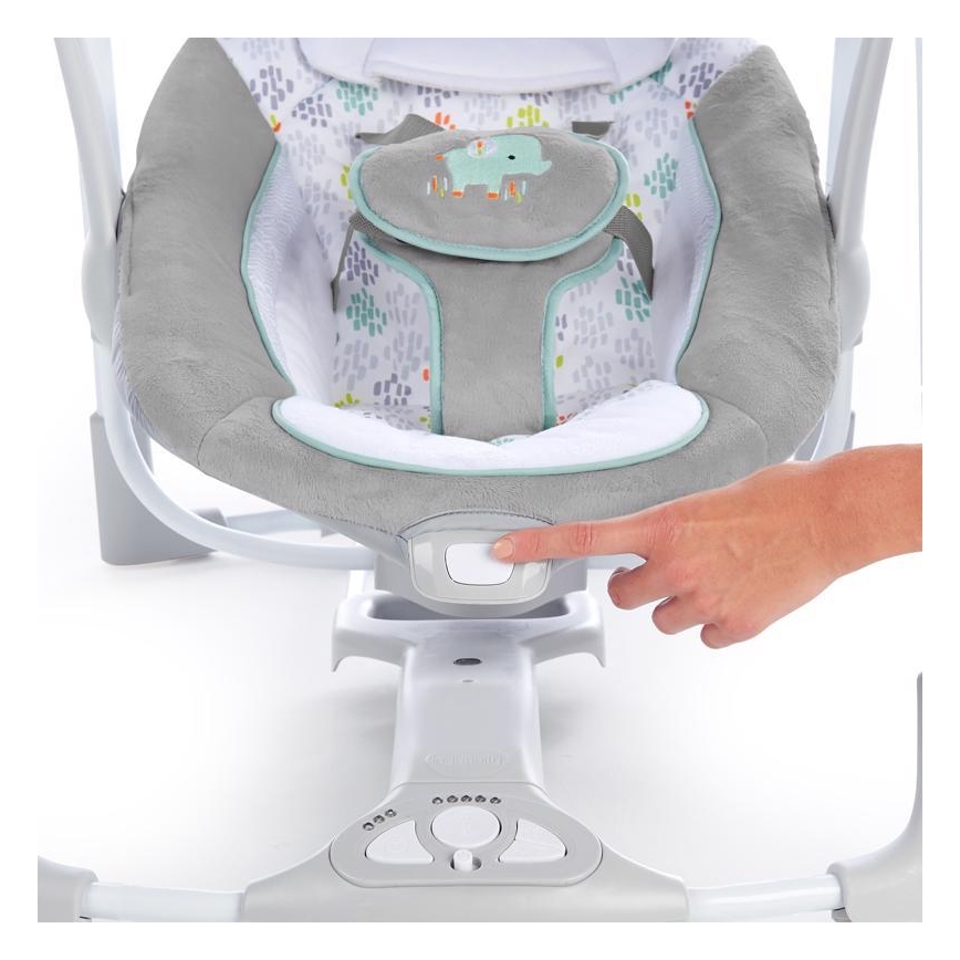 Ingenuity - Baby vibrerende schommel met melodie 2in1 WIMBERLY 4xD + 1xC