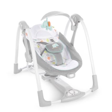 Ingenuity - Baby vibrerende schommel met melodie 2in1 WIMBERLY 4xD + 1xC