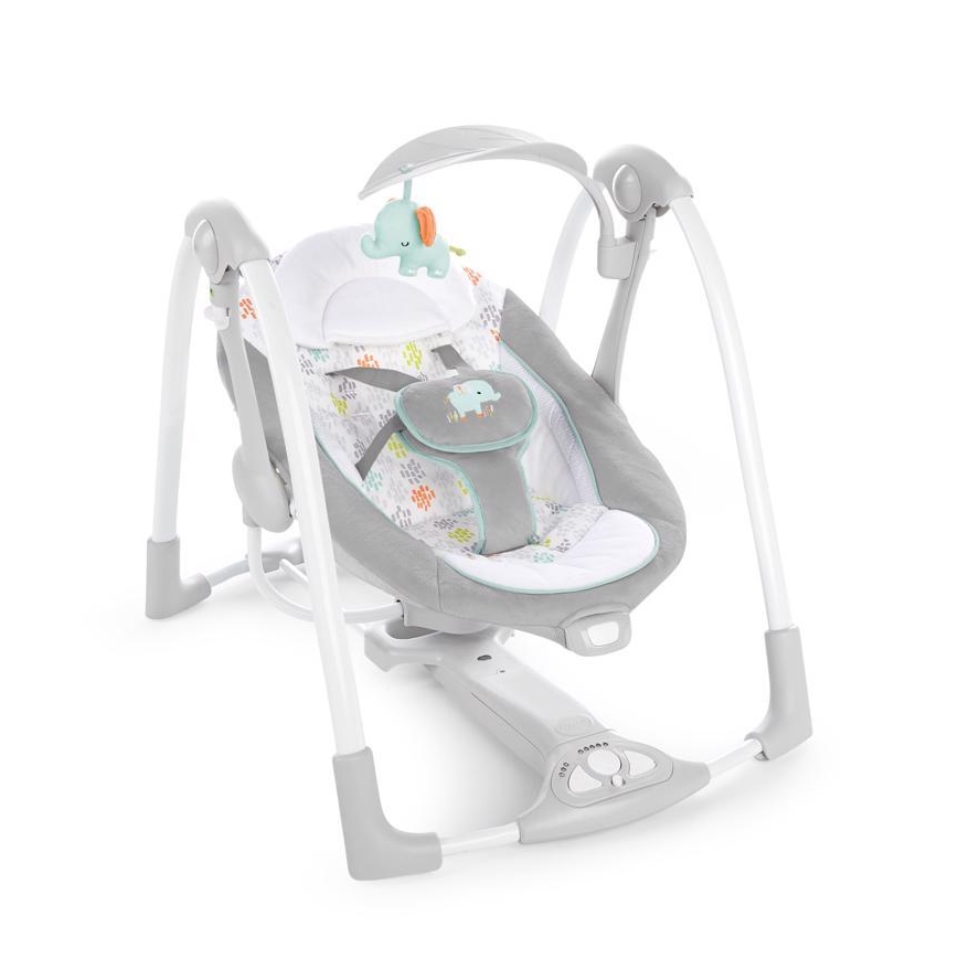 Ingenuity - Baby vibrerende schommel met melodie 2in1 WIMBERLY 4xD + 1xC