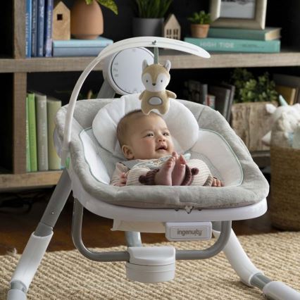 Ingenuity - Baby vibrerende schommel met melodie ANYWAY SWAY RAY 4xLR14