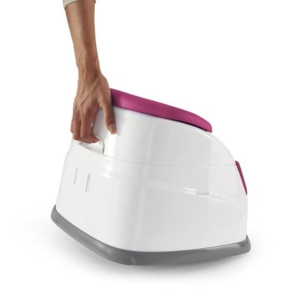 Ingenuity - Eetkamerstoel kussen 2in1 BABY BASE roze
