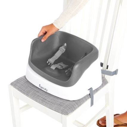 Ingenuity - Eetkamerstoelkussen 2in1 SMARTCLEAN TODDLER grijs