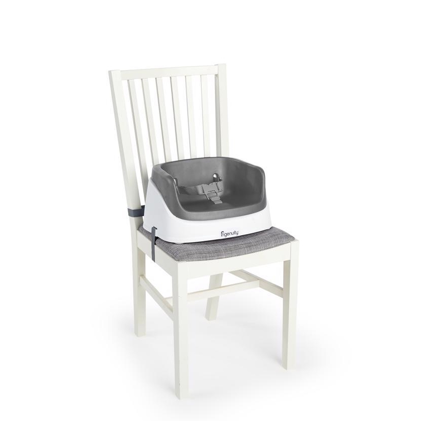 Ingenuity - Eetkamerstoelkussen 2in1 SMARTCLEAN TODDLER grijs