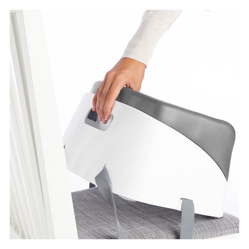 Ingenuity - Eetkamerstoelkussen 2in1 SMARTCLEAN TODDLER grijs
