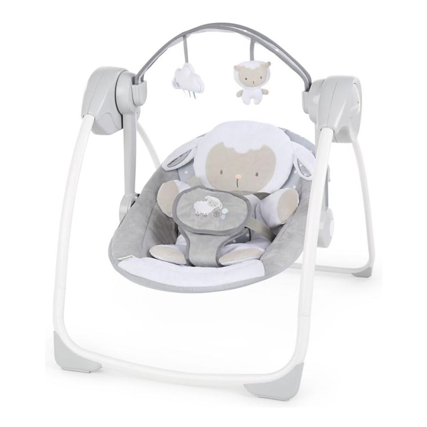 Ingenuity - Kinderen schommel met een melodie CUDDLE LAMB 4xLR14