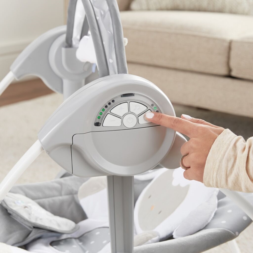 Ingenuity - Kinderen schommel met een melodie CUDDLE LAMB 4xLR14