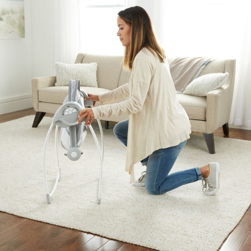 Ingenuity - Kinderen schommel met een melodie CUDDLE LAMB 4xLR14