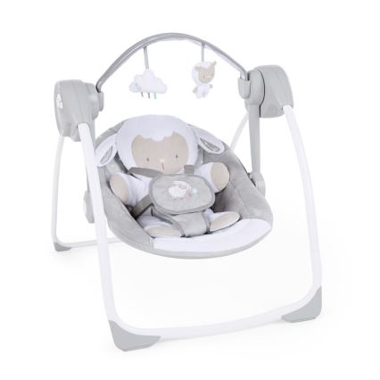 Ingenuity - Kinderen schommel met een melodie CUDDLE LAMB 4xLR14
