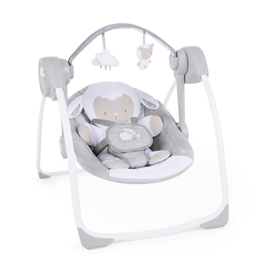Ingenuity - Kinderen schommel met een melodie CUDDLE LAMB 4xLR14