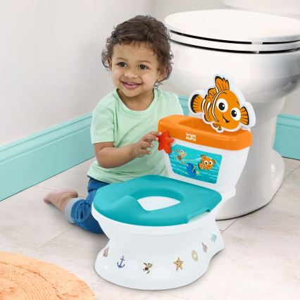 Ingenuity - Kindertoilet met geluid MY SIZE Finding Nemo 2xAAA