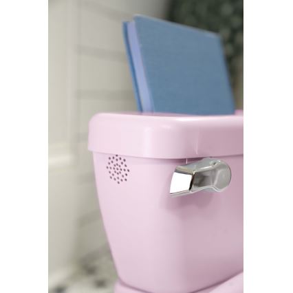 Ingenuity - Kindertoilet met geluid MY SIZE roze 2xAAA