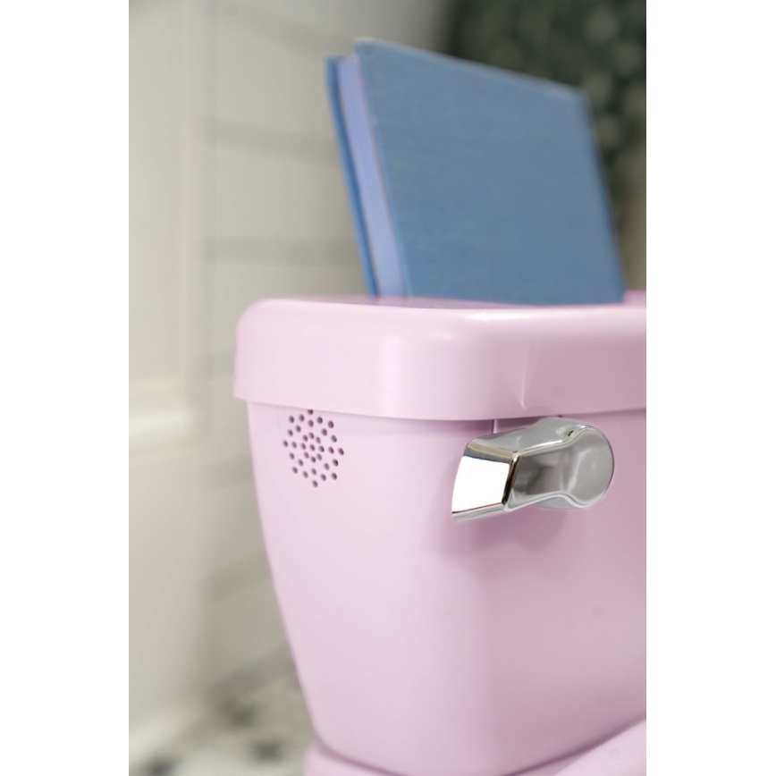 Ingenuity - Kindertoilet met geluid MY SIZE roze 2xAAA