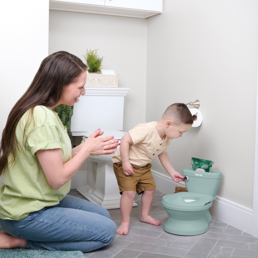 Ingenuity - MY SIZE kinderpotje met geluid, groen, 2x AAA