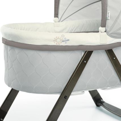Ingenuity - Schommelwiegje voor baby's CARRINGTON grijs/bruin