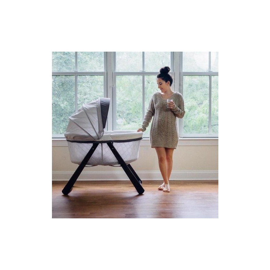 Ingenuity - Schommelwiegje voor baby's CARRINGTON grijs/bruin