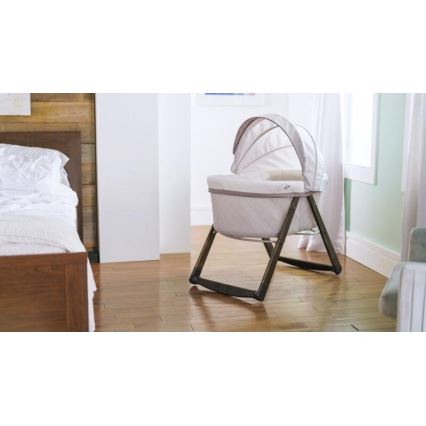 Ingenuity - Schommelwiegje voor baby's CARRINGTON grijs/bruin