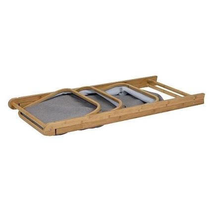 Inklapbaar opbergrek met manden 45x99x35 cm