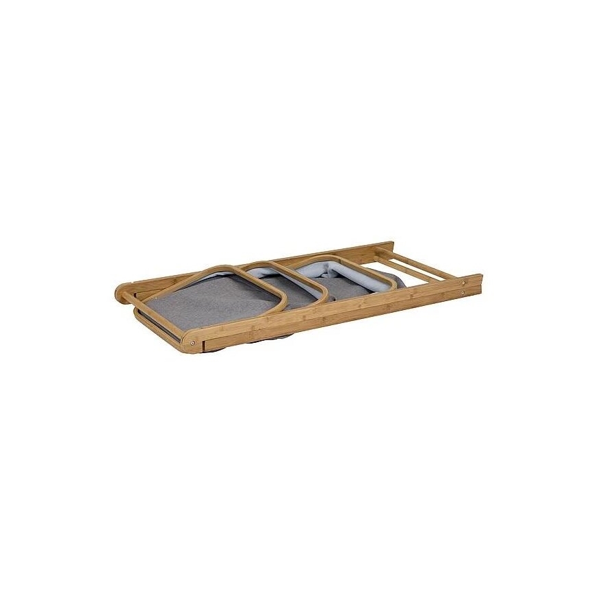 Inklapbaar opbergrek met manden 45x99x35 cm