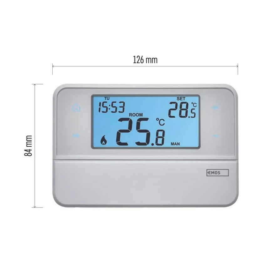 Instelbare thermostaat 2xAA