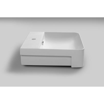 Isvea - Semi-inbouwwastafel SOTT AQUA 59x49 cm keramiek/wit