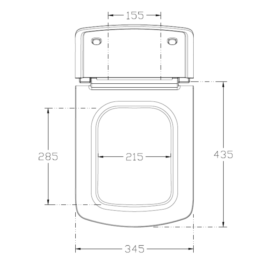 Isvea - Toiletbril SoftClose PURITY wit