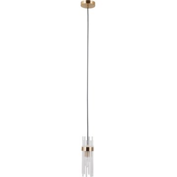 ITALUX - Gouden hanglamp TARASO met kabel 1xE14/40W/230V