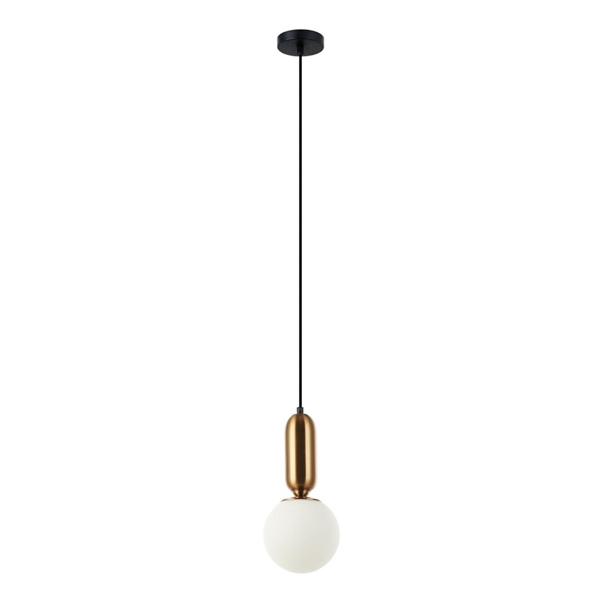 ITALUX - Hanglamp aan een koord ALDEVA 1xE27/40W/230V diameter 15 cm brons