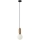 ITALUX - Hanglamp aan een koord ALDEVA 1xE27/40W/230V diameter 15 cm brons