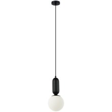 ITALUX - Hanglamp aan een koord ALDEVA 1xE27/40W/230V diameter 15 cm zwart