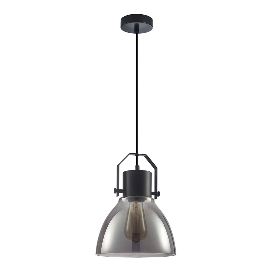 ITALUX - Hanglamp aan een koord DARLENA 1xE27/40W/230V zwart