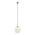 ITALUX - Hanglamp aan een koord DEORE 1xE27/40W/230V diameter 25 cm brons