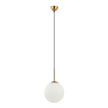 ITALUX - Hanglamp aan een koord DEORE 1xE27/40W/230V diameter 25 cm brons