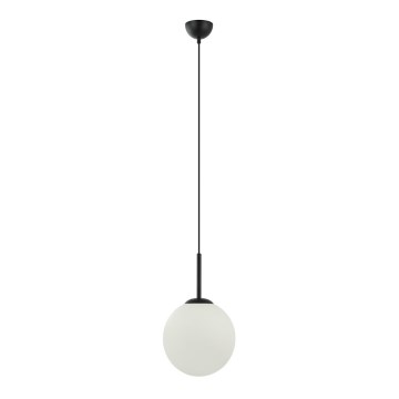 ITALUX - Hanglamp aan een koord DEORE 1xE27/40W/230V diameter 25 cm zwart