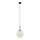 ITALUX - Hanglamp aan een koord DEORE 1xE27/40W/230V diameter 25 cm zwart