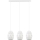 ITALUX - Hanglamp aan een koord HARLEY 3xE27/40W/230V wit