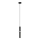 ITALUX - Hanglamp aan een koord ISIDORA 1xGU10/25W/230V antraciet/glanzend chroom