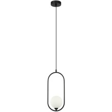 ITALUX - Hanglamp aan een koord LUPUS 1xG9/25W/230V zwart