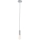ITALUX - Hanglamp aan een koord MODERNA 1xE27/60W/230V chroom