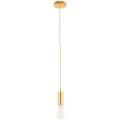 ITALUX - Hanglamp aan een koord MODERNA 1xE27/60W/230V goud