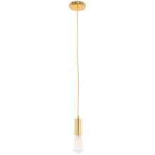 ITALUX - Hanglamp aan een koord MODERNA 1xE27/60W/230V goud